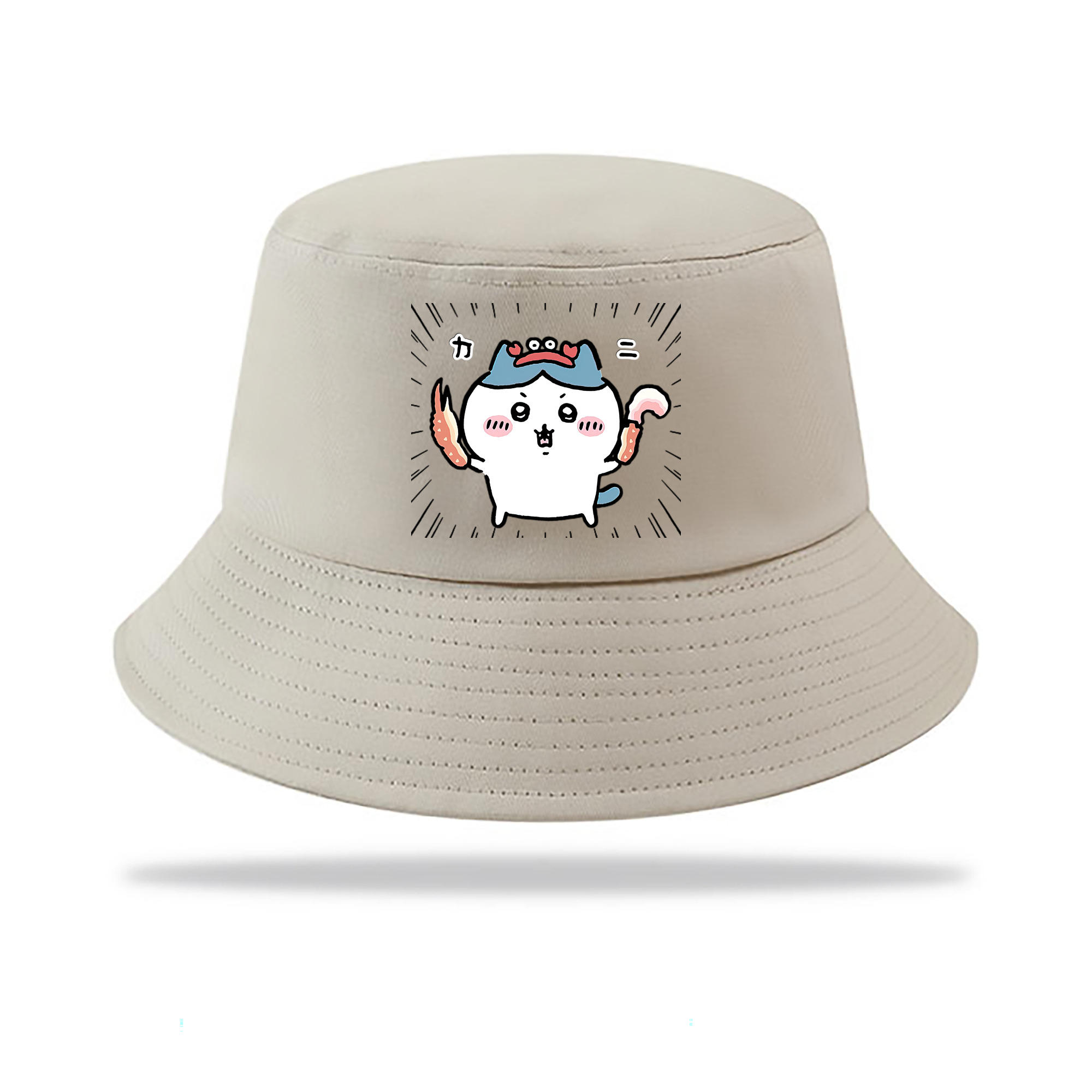 （画像用） ちいかわ ハチワレ Chii-kawa hachiware アウトドア日除けバケットハット